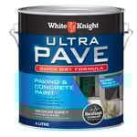 White Knight 4L Medium Grey Ultra Pave Quick Dry Paving Paint - 4L