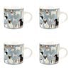 4PK Rex London 350ml Ceramic Coffee Mug w/ Handle - Best in Show
