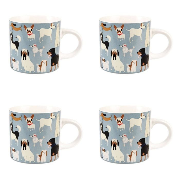 4PK Rex London 350ml Ceramic Coffee Mug w/ Handle - Best in Show