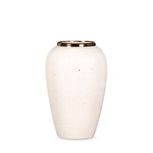 SOGA 30x19cm Ceramic Vase – White