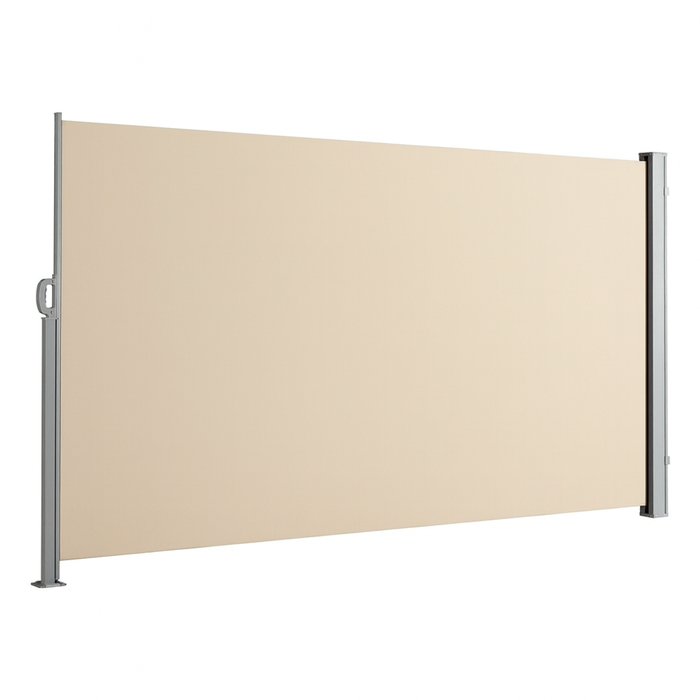 Elora Side Partition Screen Awning Sun Shade Indoor Outdoor Blinds Beige 2x3m