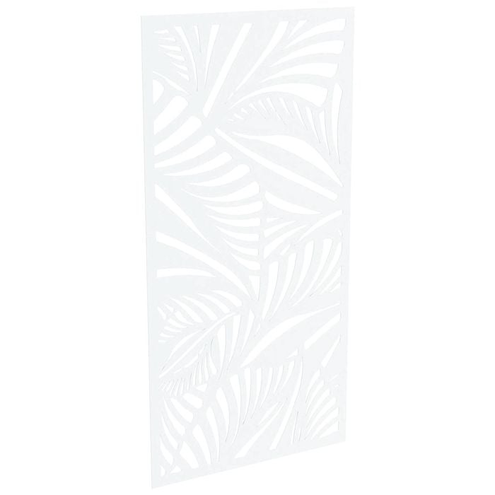 ProtectorAl 300-1200w x 1201-2400h Pearl White Jungle Unframed Solid Aluminium Decorative Panel