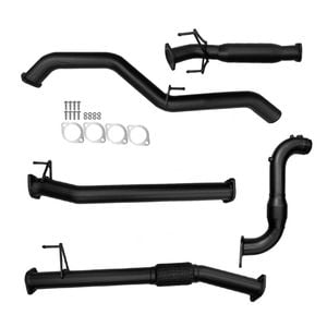 Ignite Exhausts Turbo Back For Isuzu D-max 3l 3" Cat & Hotdog Black Aluminised Steel