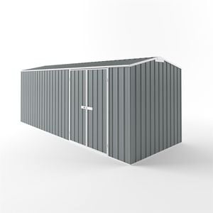 EnduraShed 6 x 2.25 x 2.35m Tall Truss Roof Garden Shed - Armour Grey