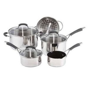 Raco Reliance Stainless Steel/nonstick Induction 5 Piece Cookware Set