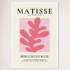 Galrie Henri Matisse Exhibition Print - Captivating Art at Berggruen & Cie (Pink I), White Frame, A2 42 x 60cm (16 x 24inch)