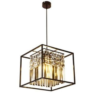 Black Tael 31CM Crystal Pendant 3 Light