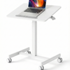 Altus Rolling Mobile Standing Desk Table Tilting Top Laptop Cart