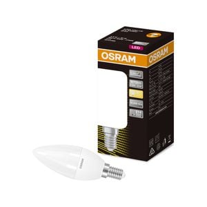 Osram Candle E14 SES LED 470Lm WW 4.9W Frosted Light Globe