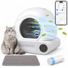 Advwin 65L+9L Automatic Cat Litter Box Self-Cleaning APP Controlled