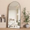 Oakory 180x80cm Arched Full Length Mirror Full Body Black