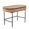 Modern Furniture KAIDAN 120cm Study Desk - Oak & Black