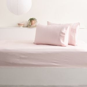 Park Avenue King 500TC Bamboo Cotton Sheet w/ 2x Pillowcases Peach
