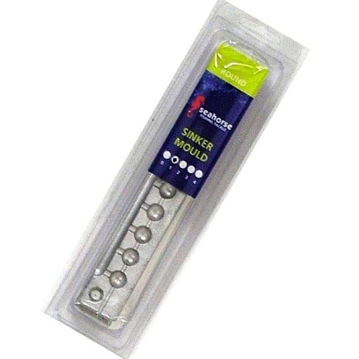 Seahorse 1 Ball Sinker Mould - Makes 9 Sinkers