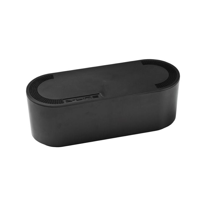 D-Line Small Black Cable Tidy Unit Management Box