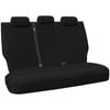 Hulk Isuzu DMax & Mazda BT50 Waterproof Canvas Vehicle Rear Seat Covers Black