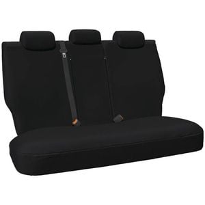 Hulk Isuzu DMax & Mazda BT50 Waterproof Canvas Vehicle Rear Seat Covers Black