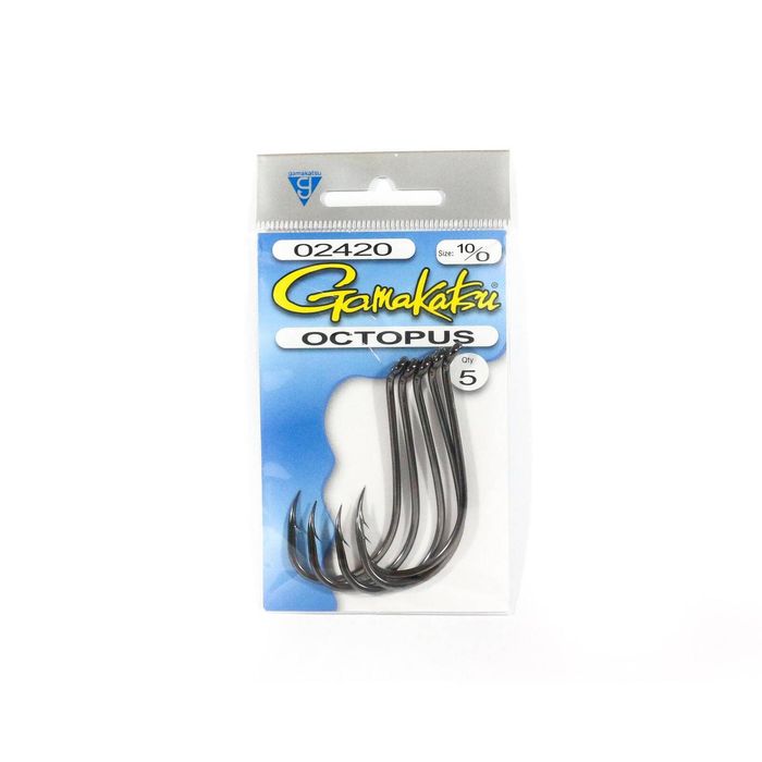 Gamakatsu Octopus Fishing Hook Standard Pack 10/0