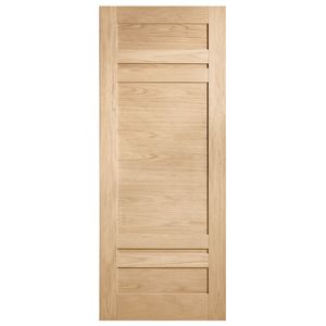 Corinthian Moda White Oak Internal Door AMOD12 - 520mm x 2340mm x 35mm