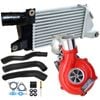 GEN1 High Flow Turbo Charger With 50mm Intercooler & Hoses For Mitsubishi Triton MN 4D56 2.5L