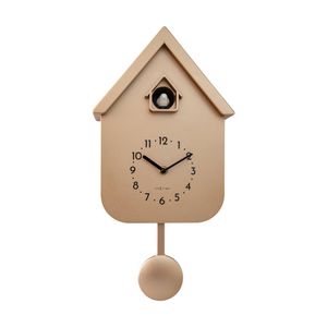 Nextime Twitter Cuckoo Wall Clock Vintage Style Rose Gold 21.5x41.5x8.5cm