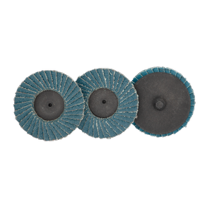 Josco 50mm 80 Grit Quick Change Zirconia Flap Discs -  Pack of 3