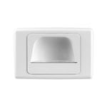 DETA Reverse Bull Nose Brush Wall Plate