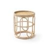 Breeze Viera D45 Natural Rattan Tray Top Side Table Bedside
