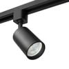 Brilliant Black Naj Single Add-On Track Light