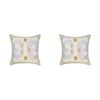 2PK Linen House 65x65cm Sivan Pistachio European Pillowcase