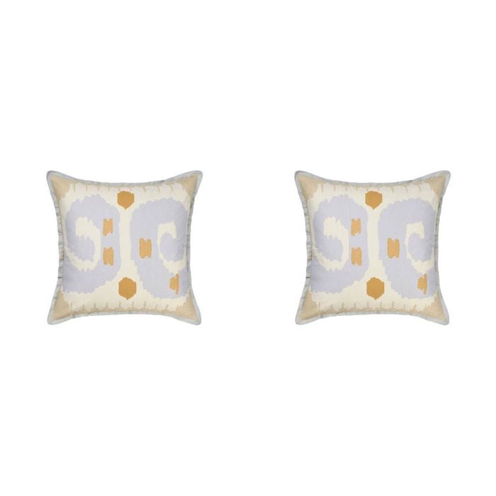 2PK Linen House 65x65cm Sivan Pistachio European Pillowcase