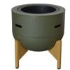 Mimosa 450 x 465mm Green Low Smoke Fire Pit