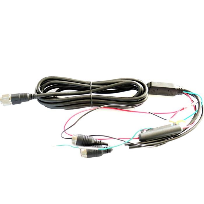 Elinz Power Harness for RCLIP7 Rearview Monitor 12V 24V Car Caravan - RCLIP7