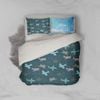 3D Aircraft Helicopter Quilt Cover Set Bedding Set Pillowcases 27