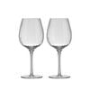 4pc Tempa Sienna Rippled Wine Drinking Glasses Set 22cm Clear
