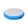 Everfit 1m Air Track Spot Inflatable Gymnastics Tumbling Mat Round Blue