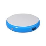 Everfit 1m Air Track Spot Inflatable Gymnastics Tumbling Mat Round Blue