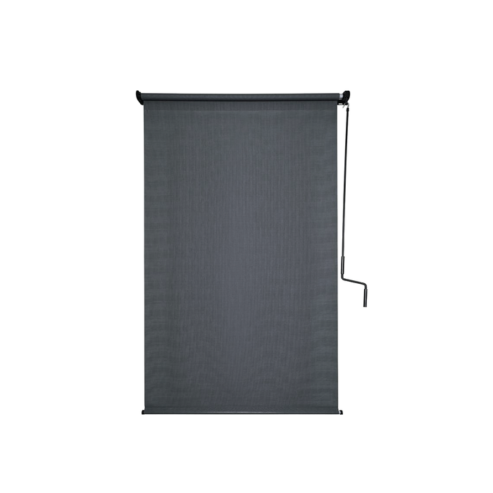Coolaroo 1.5 x 2.4m Gunmetal Crank Operated Outdoor Blind