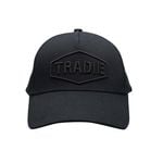 Tradie Black Adjustable Cap