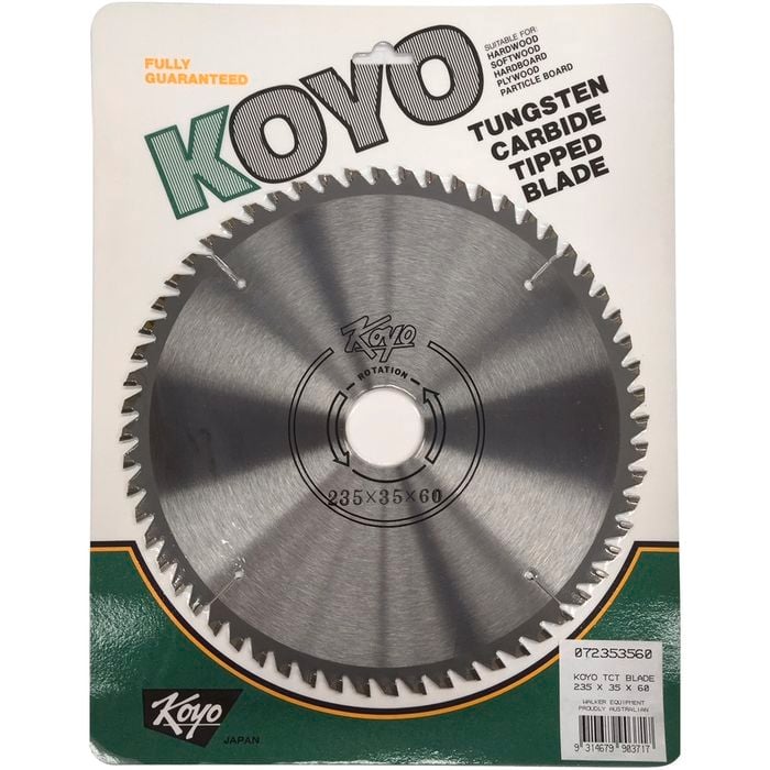 Koyo 235mm 60T Circular Saw Blade For Timber Cutting