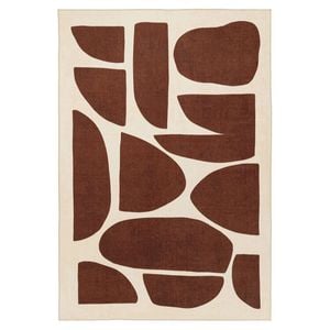 Loopsie-220cm X 150cm-soho Brown Printed Washable Rug