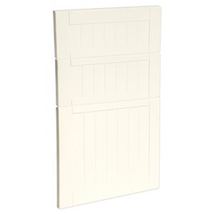 Kaboodle Country 3 Drawer Panels - Antique White 450mm
