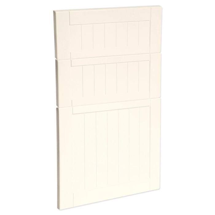 Kaboodle Country 3 Drawer Panels - Antique White 450mm