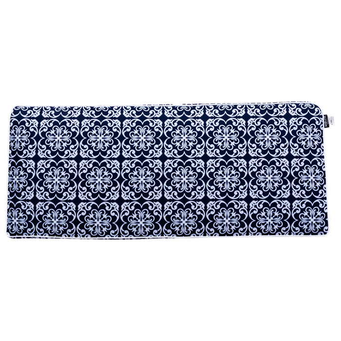 Mojo Navy Moroccan Outdoor Bench Cushion