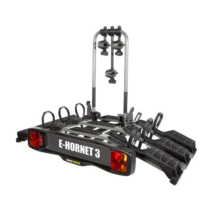 Buzzrack E-Hornet 3 Tow Ball Mount 3-Bike Platform Rack - Black