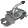 Craftright Zinc plated Jockey Wheel Clamp With Black Plastic Grip