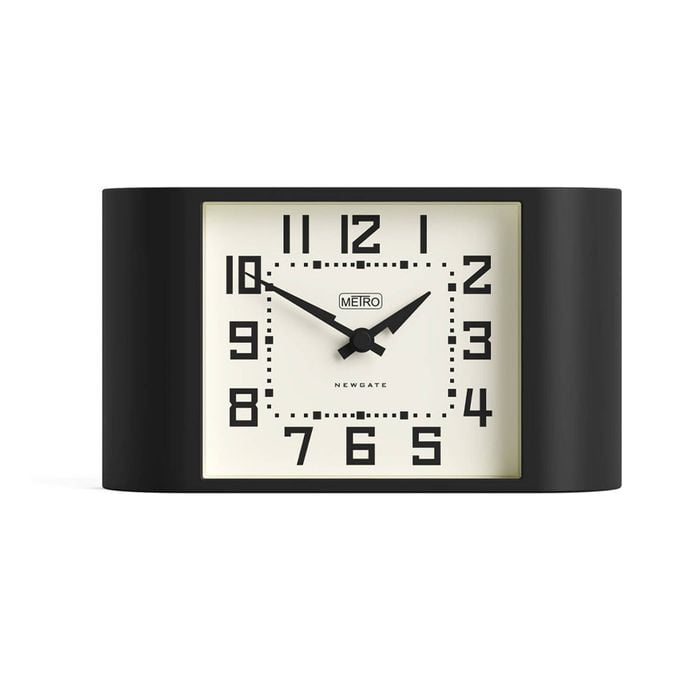 Newgate Mini Metro Mantel Clock-black