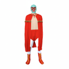 More Than Party Adult Macho Costume Superhero Style Mask Cape Jumpsuit L/XL
