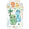 Sweet Home Kids Dinosaur Cotton Quilt Cover Set For Toddler Bed