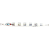 Majorcraft JigPara Vertical Long Slow 150g Metal Fishing Jig 07 Zebra Glow